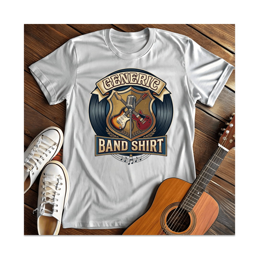 Printify T-Shirt White / S Generic Band T-Shirt