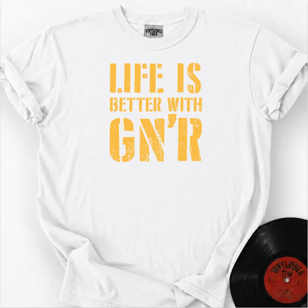 Printify T-Shirt White / S GN'R Vibes Premium T-Shirt