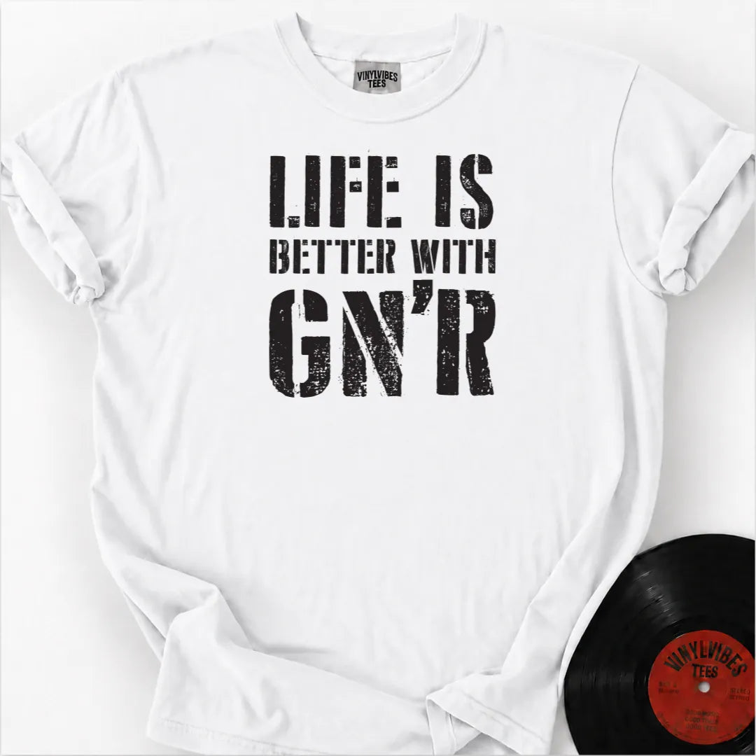 Printify T-Shirt White / S GN'R Vibes Premium T-Shirt