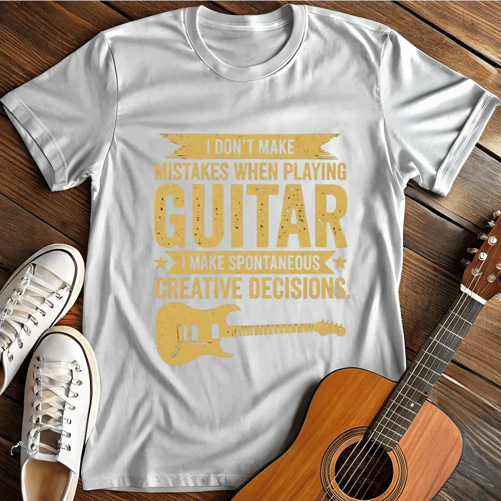Printify T-Shirt White / S Guitar T Shirt