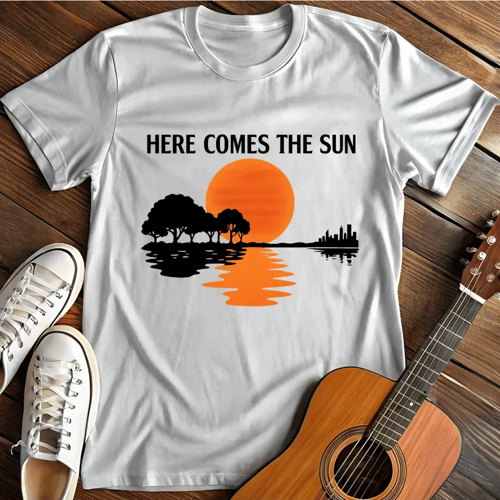 Printify T-Shirt White / S Here Comes The Sun T Shirt