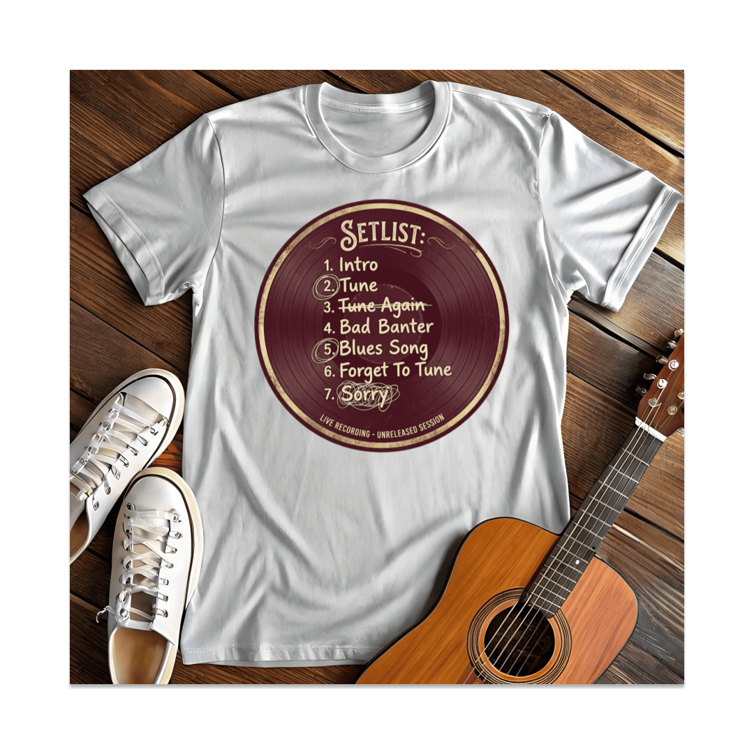 Printify T-Shirt White / S Honest Setlist Record T-Shirt