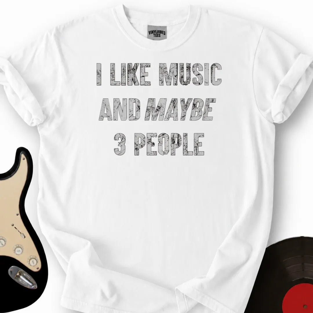 Printify T-Shirt White / S I Like Music T-Shirt
