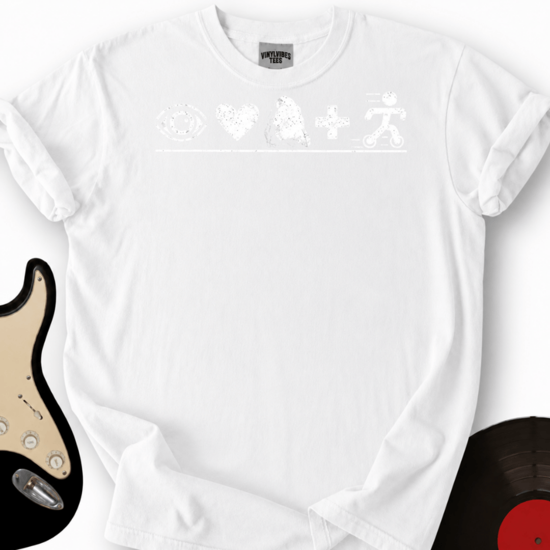Printify T-Shirt White / S I Love Rock And Roll T -Shirt