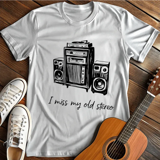 Printify T-Shirt White / S I Miss My Old Stereo T Shirt