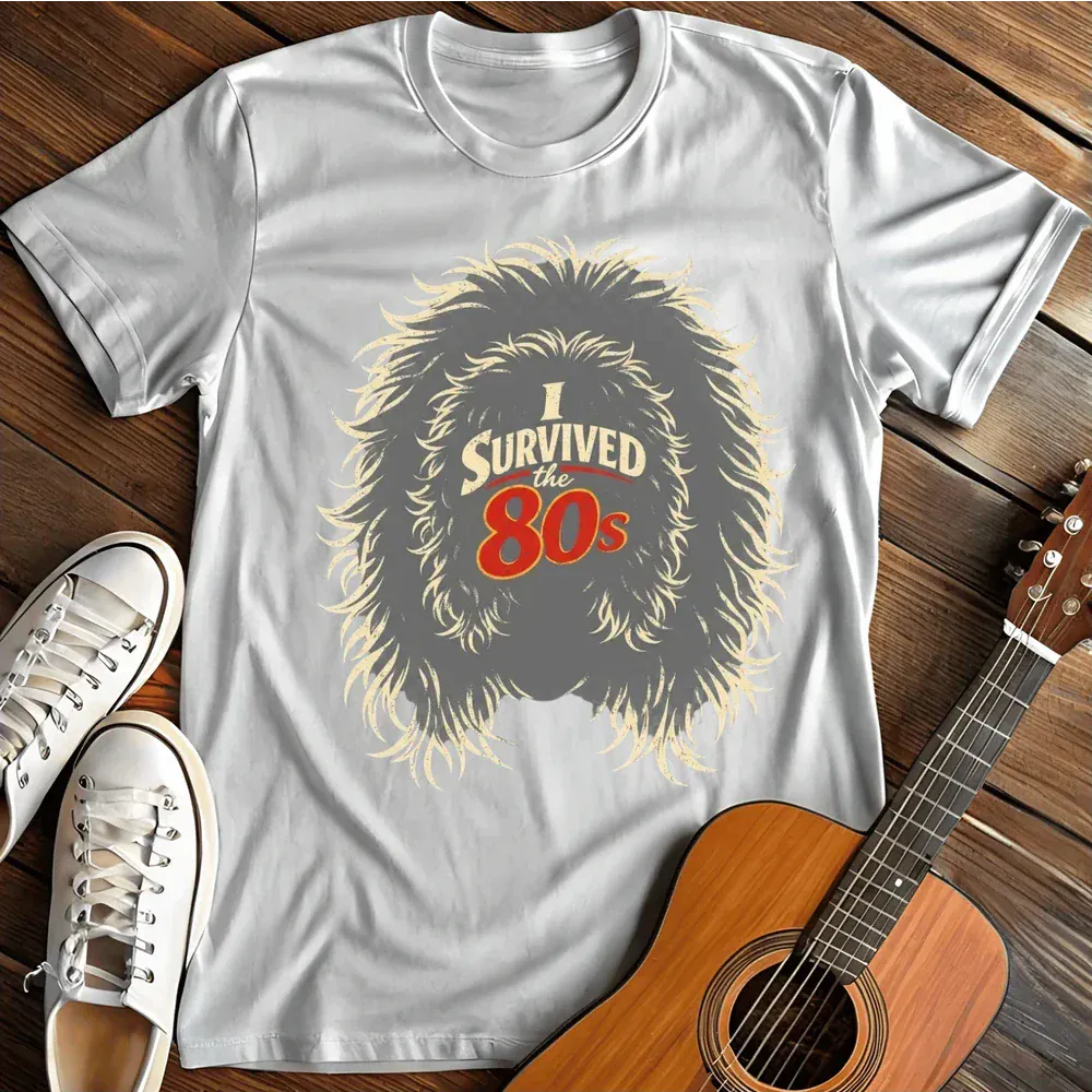 Printify T-Shirt White / S I Survived The 80s T Shirt