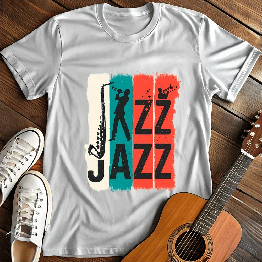 Printify T-Shirt White / S Jazz Jazz T Shirt