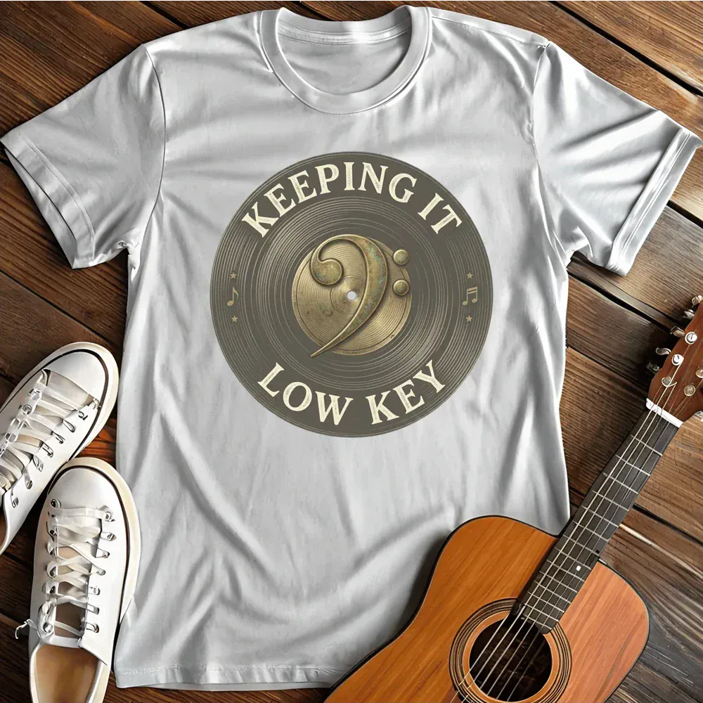 Printify T-Shirt White / S Keeping It Low Key T Shirt
