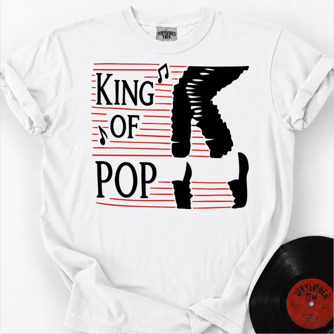 Printify T-Shirt White / S King of Pop Classic Premium T-Shirt