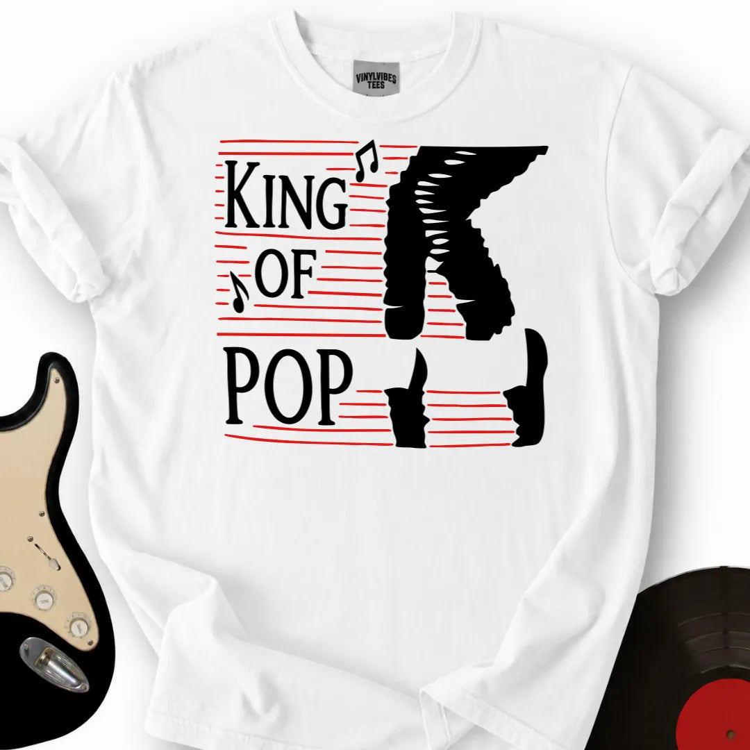 Printify T-Shirt White / S King of Pop Classic T-Shirt