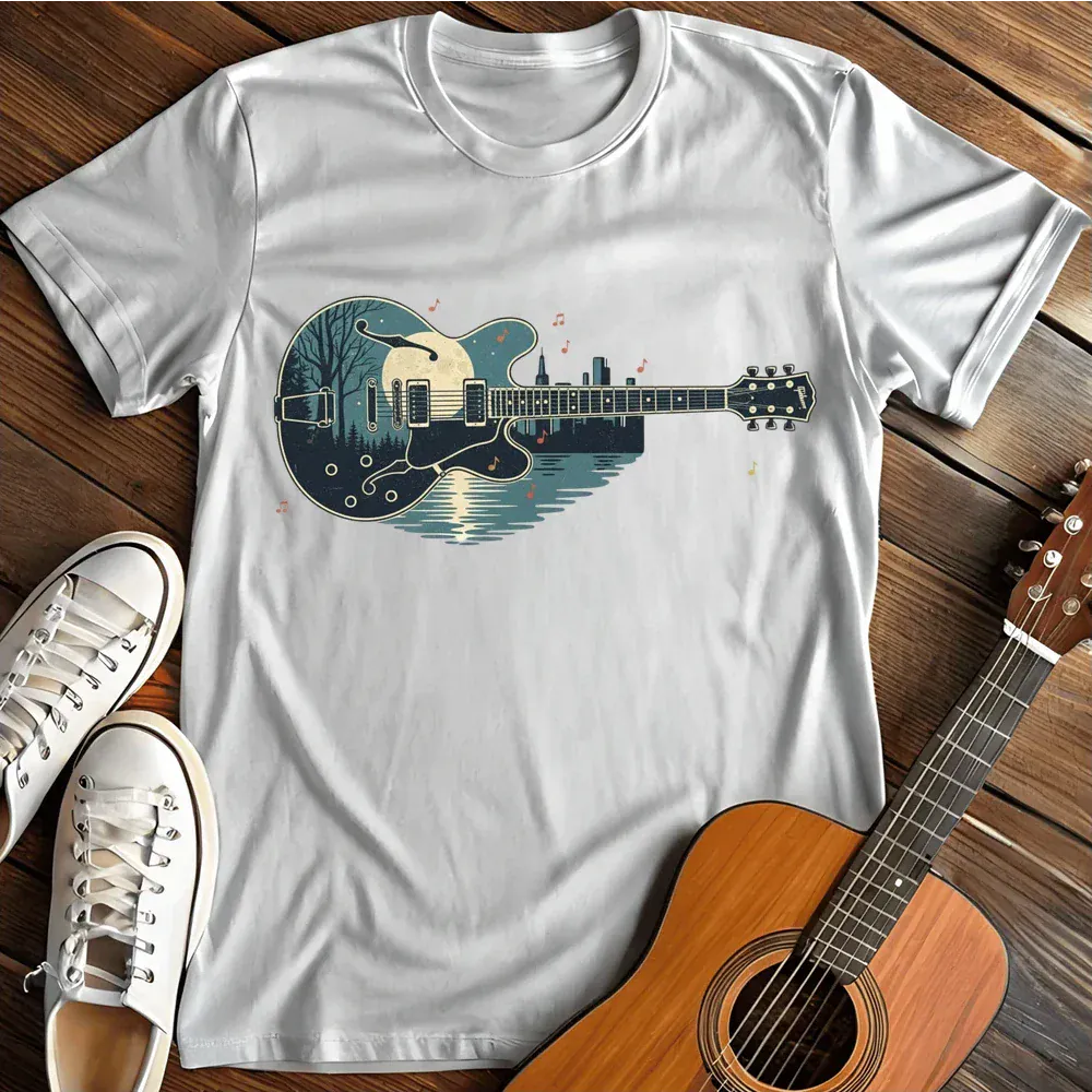 Printify T-Shirt White / S Legendary Guitar T Shirt
