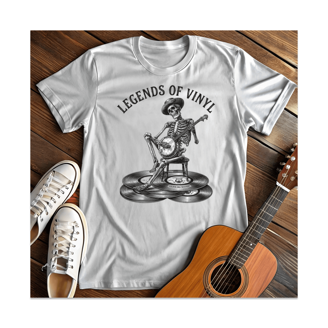 Printify T-Shirt White / S Legends Of Vinyl T-Shirt