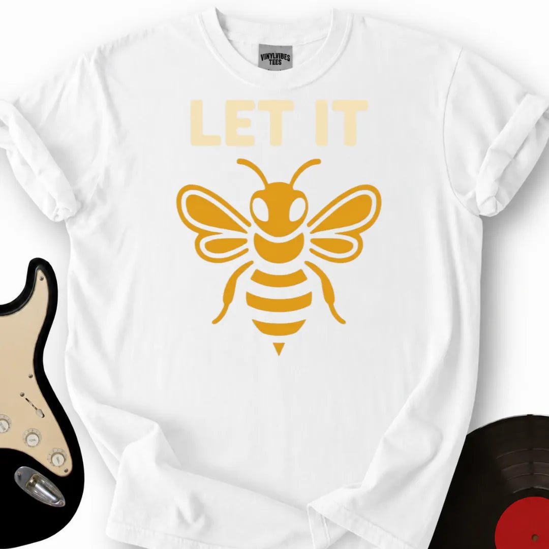 Printify T-Shirt White / S Let It T-Shirt