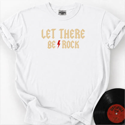 Printify T-Shirt White / S Let there be rock Premium T-Shirt