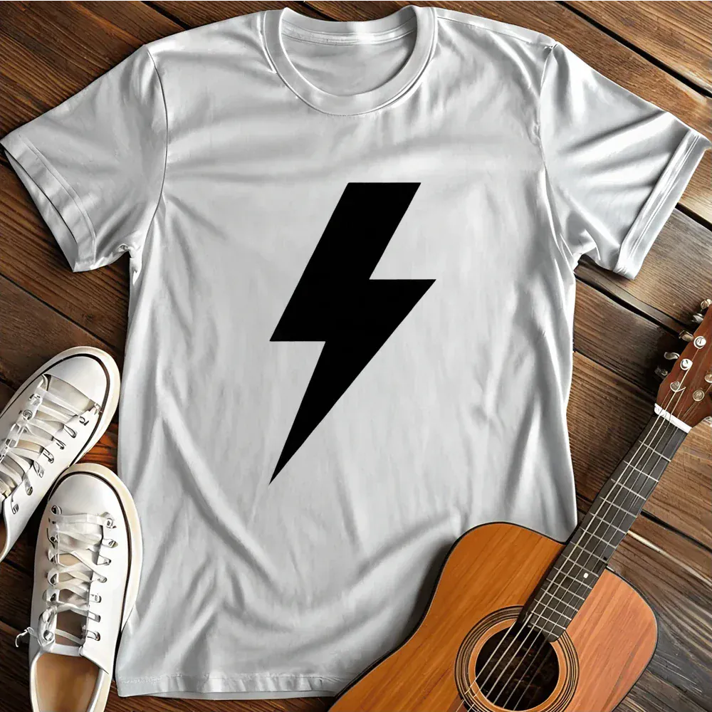 Printify T-Shirt White / S Lightning Bolt T Shirt