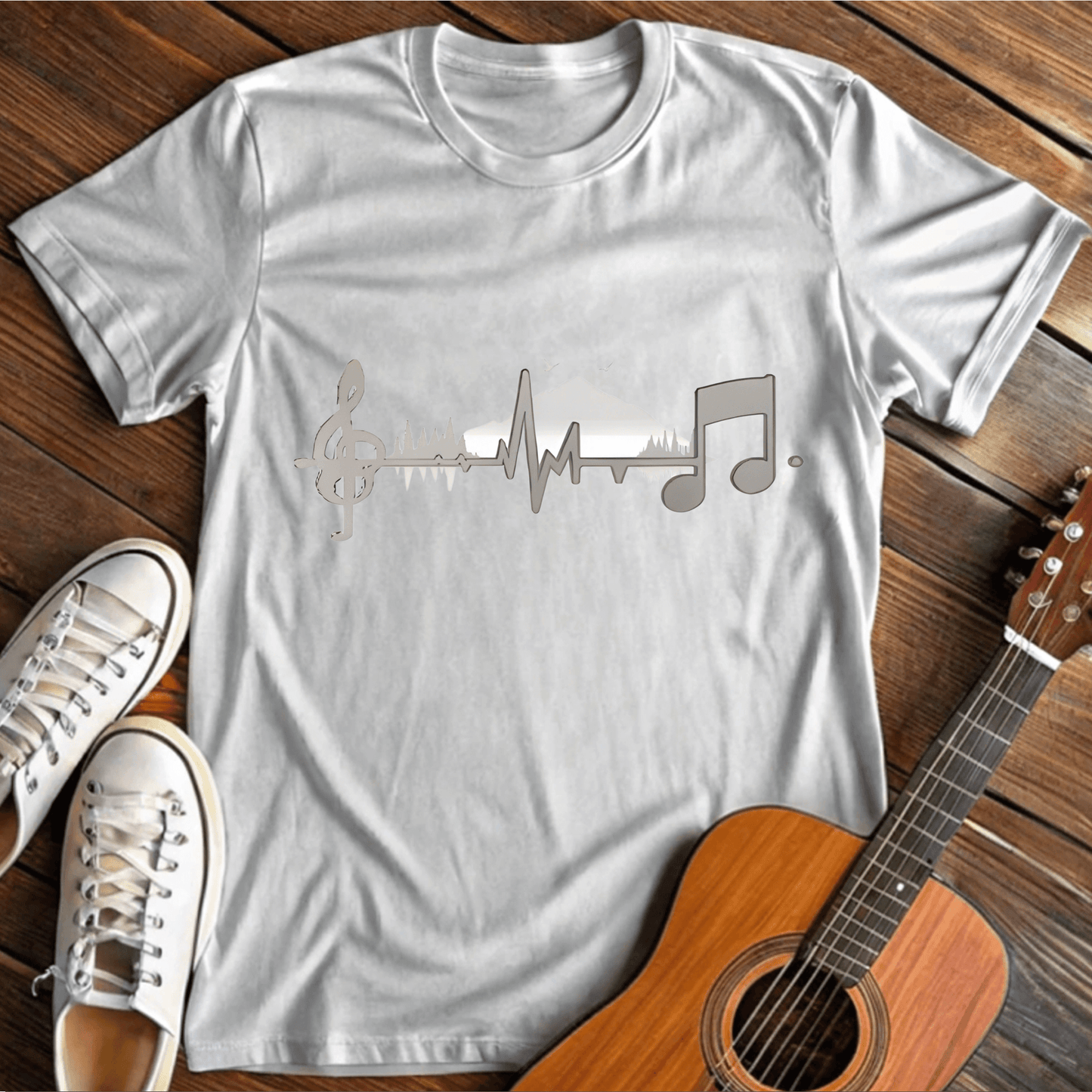 ⭐️⭐️⭐️⭐️⭐️ T-Shirt White / S Love for Music T-Shirt