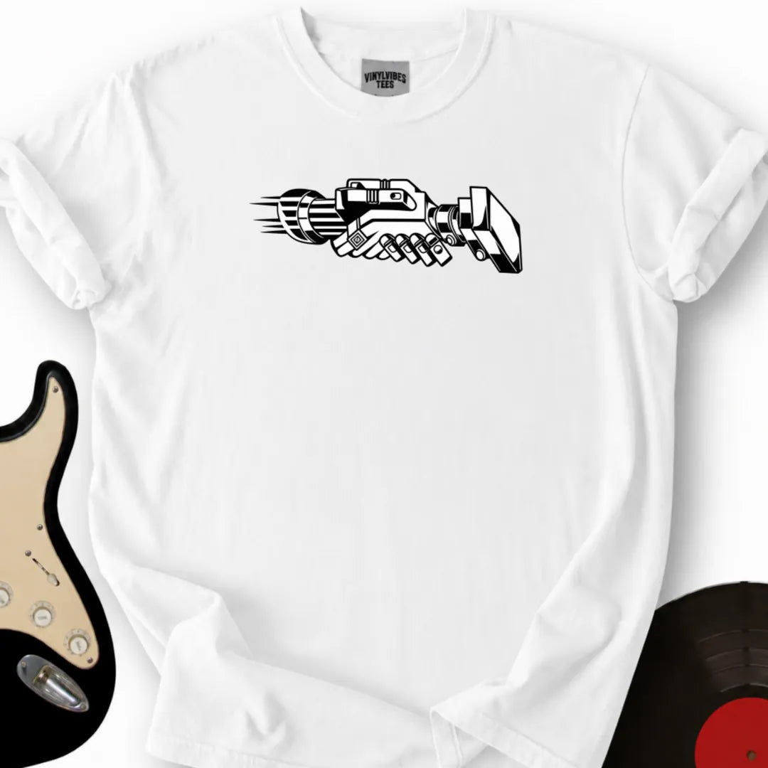 Printify T-Shirt White / S Machine T-Shirt