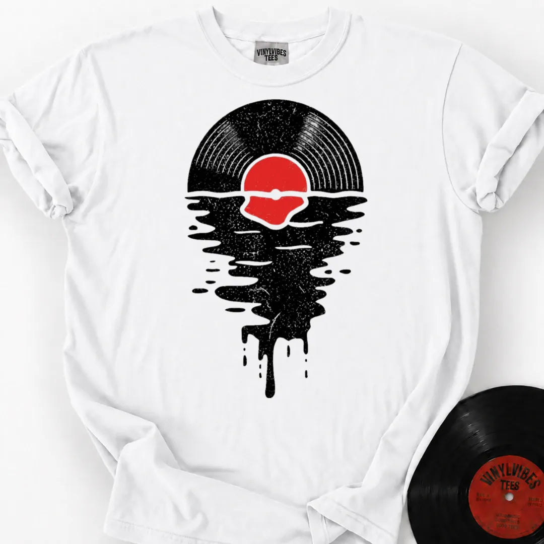 Printify T-Shirt White / S Melting Sunset Premium T-Shirt