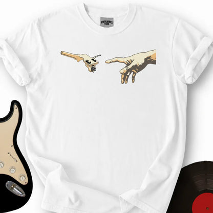 Printify T-Shirt White / S Michelangelo Needle T-Shirt