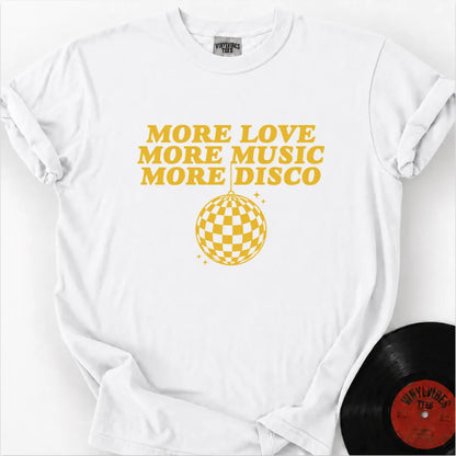Printify T-Shirt White / S MORE DISCO Premium T-Shirt