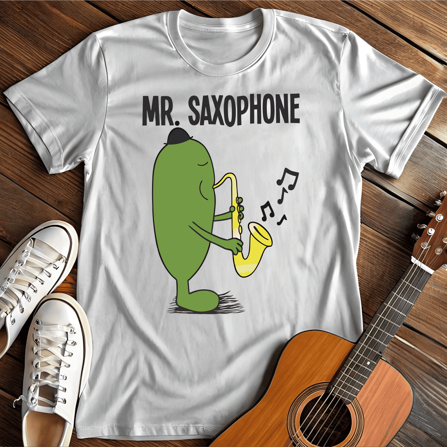 ⭐️⭐️⭐️⭐️⭐️ T-Shirt White / S Mr. Saxophone T-Shirt