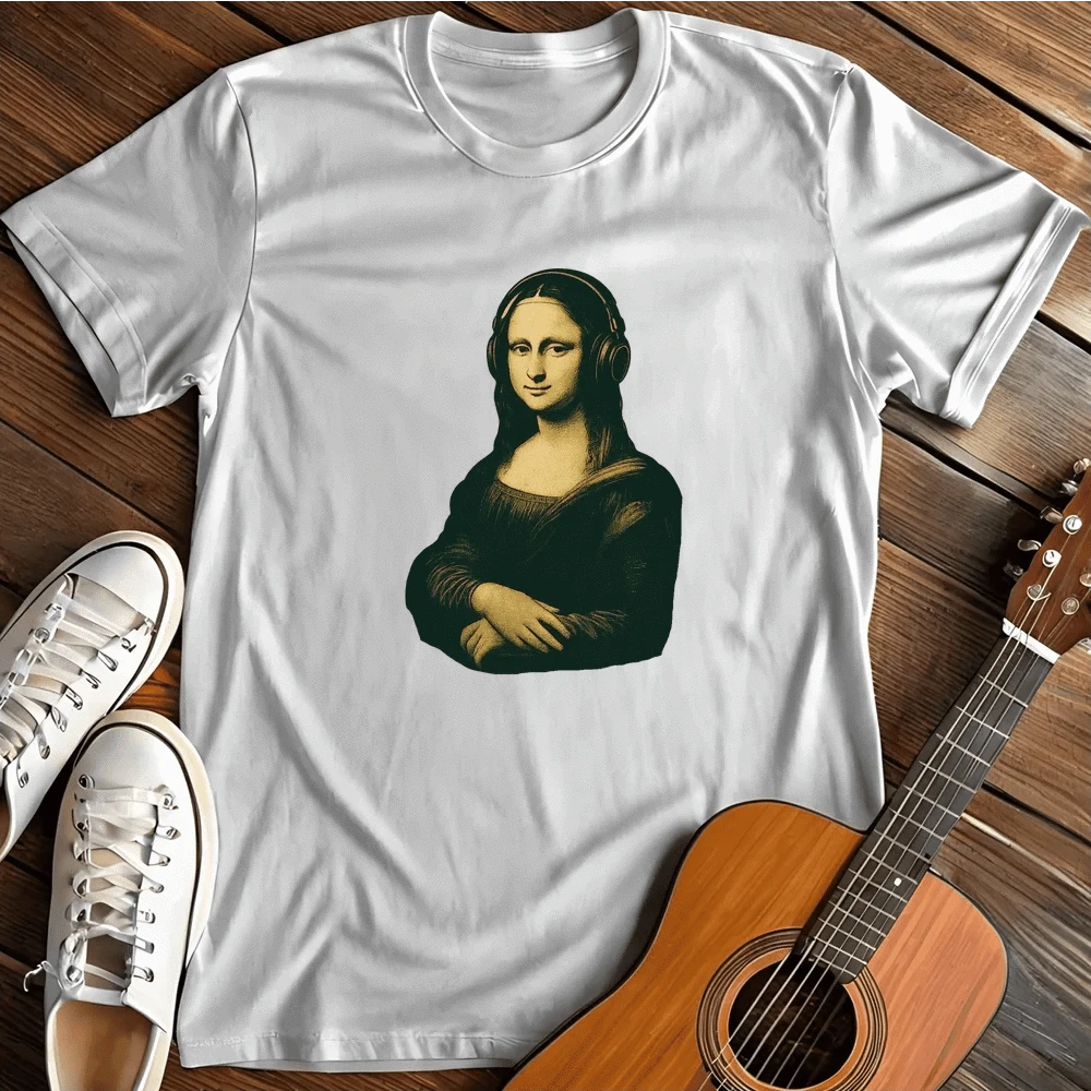Printify T-Shirt White / S Music Lisa T Shirt