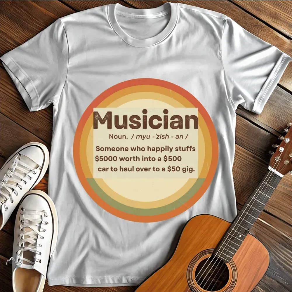 Printify T-Shirt White / S Musician T Shirt