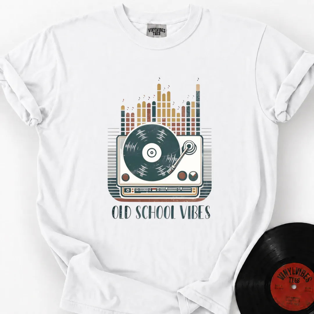 Printify T-Shirt White / S Old Skool Vibes Premium T-Shirt