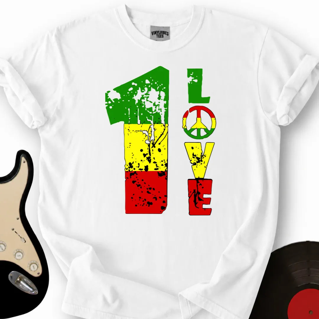 Printify T-Shirt White / S One Love T-Shirt