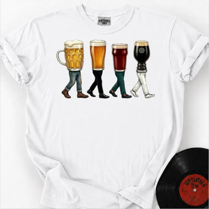Printify T-Shirt White / S Pint Walkers Premium T-Shirt