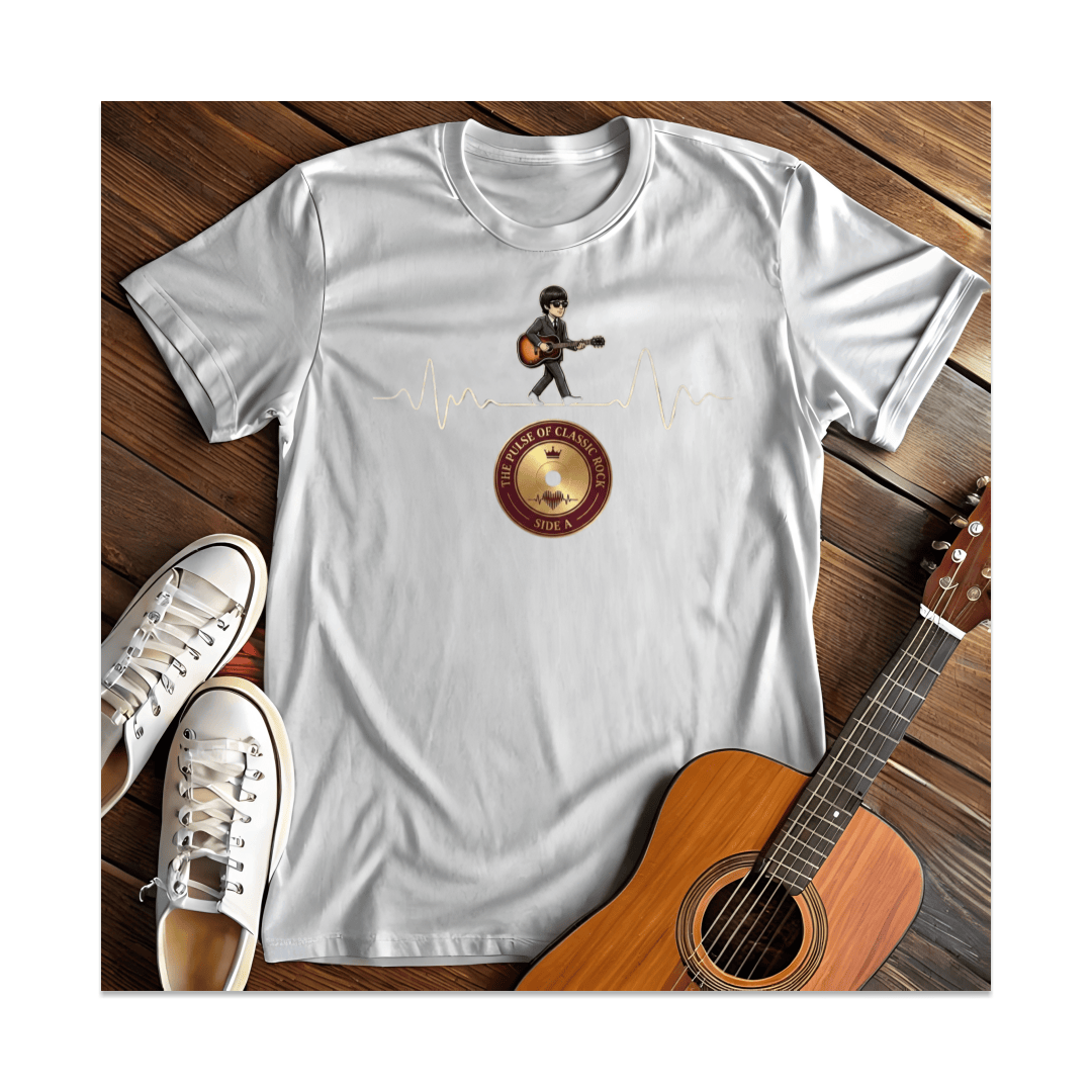 Printify T-Shirt White / S Pulse Of Classic Rock T-Shirt