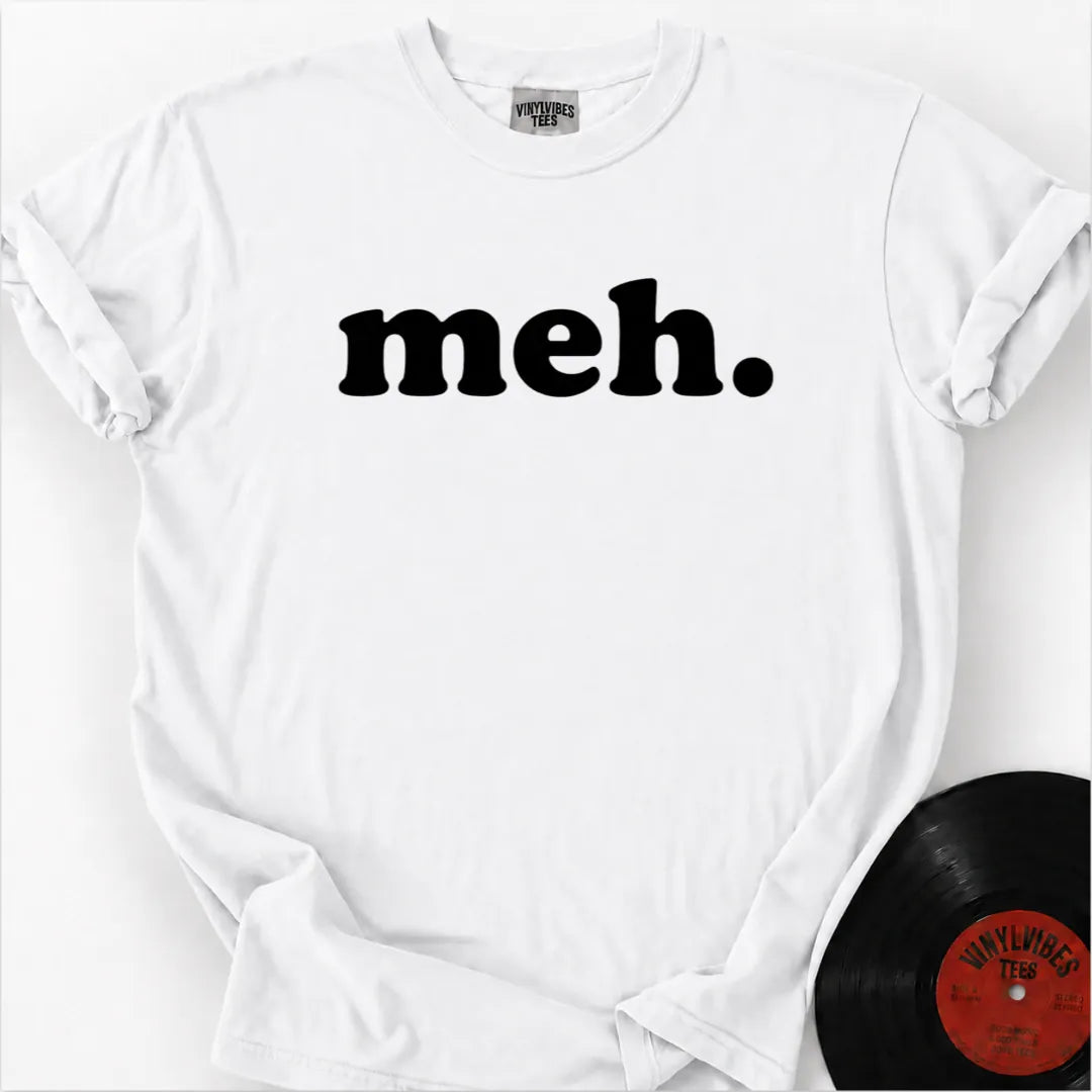 Printify T-Shirt White / S Pure Meh Premium T-Shirt