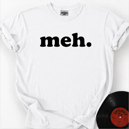 Printify T-Shirt White / S Pure Meh Premium T-Shirt