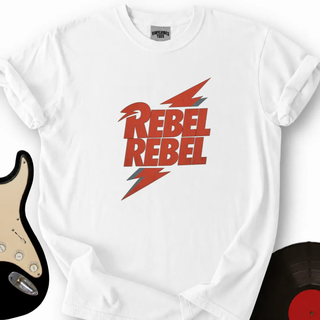 Printify T-Shirt White / S Rebel Rebel T-Shirt