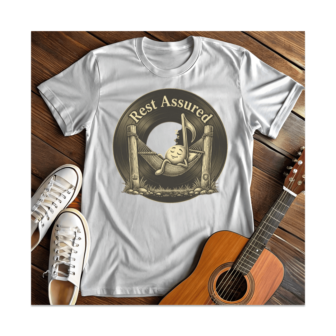 Printify T-Shirt White / S Rest Assured Music Note T-Shirt