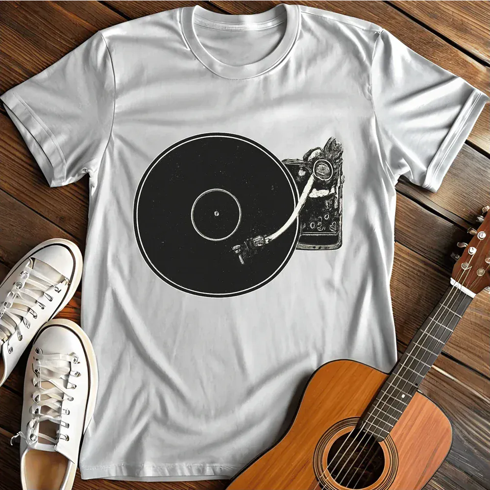 Printify T-Shirt White / S Retro Music Player T Shirt