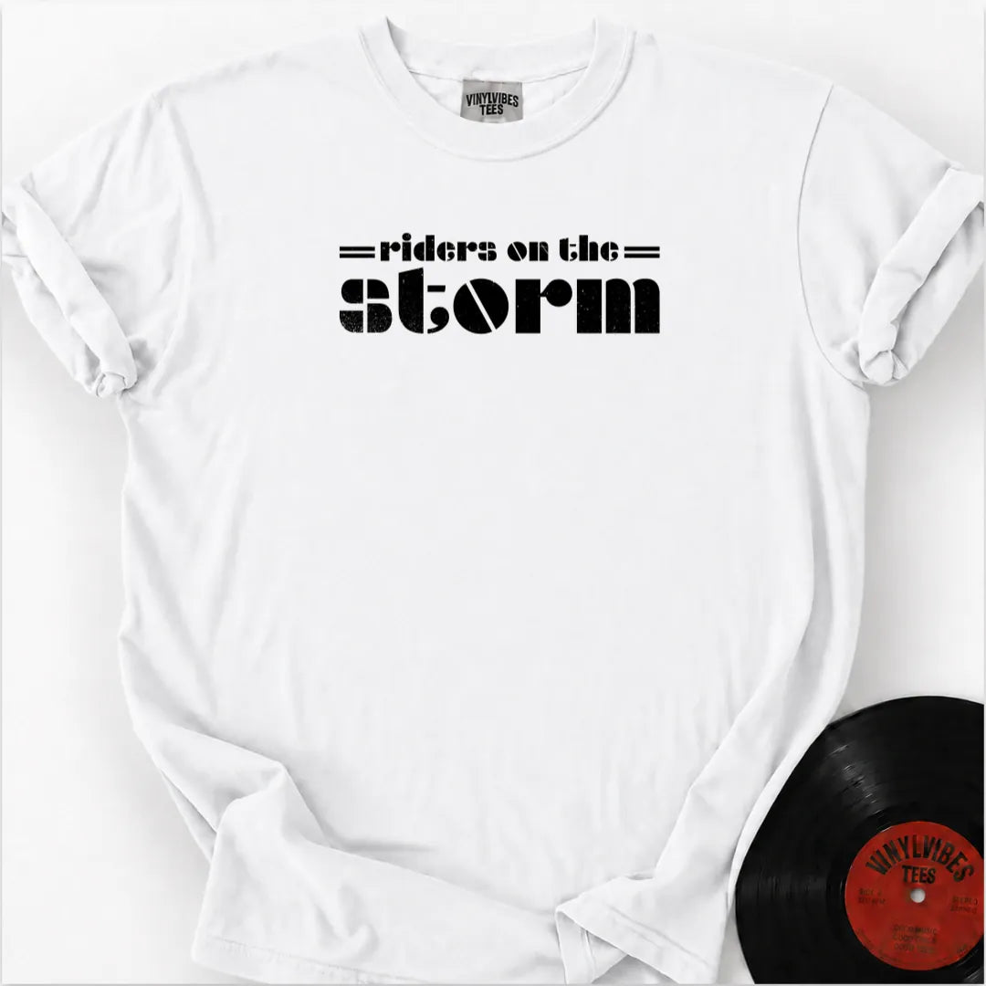 Printify T-Shirt White / S Riders On The Storm Premium T-Shirt