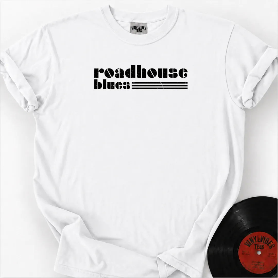 Printify T-Shirt White / S Roadhouse Blues Premium T-Shirt
