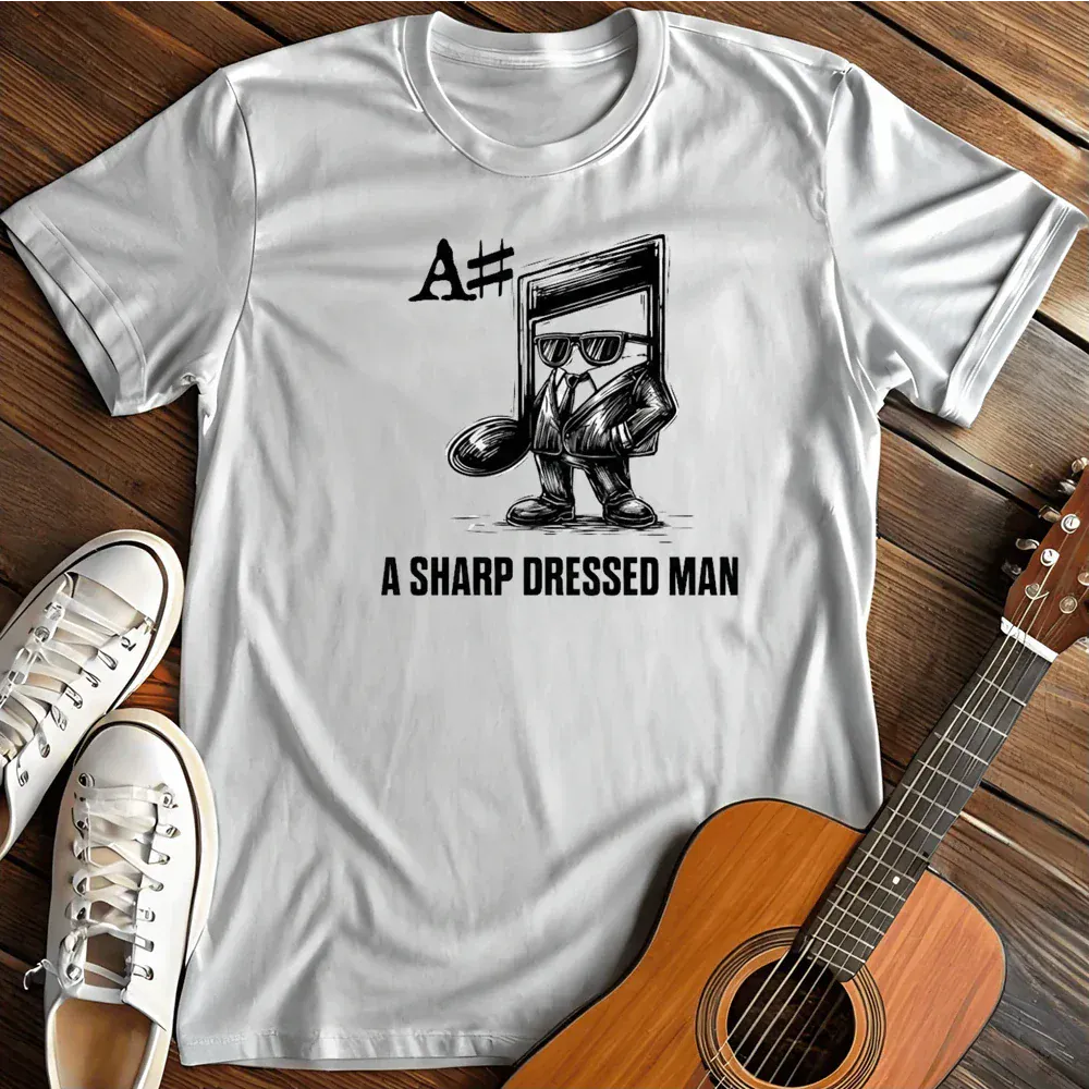 Printify T-Shirt White / S Sharp Dressed Man T Shirt