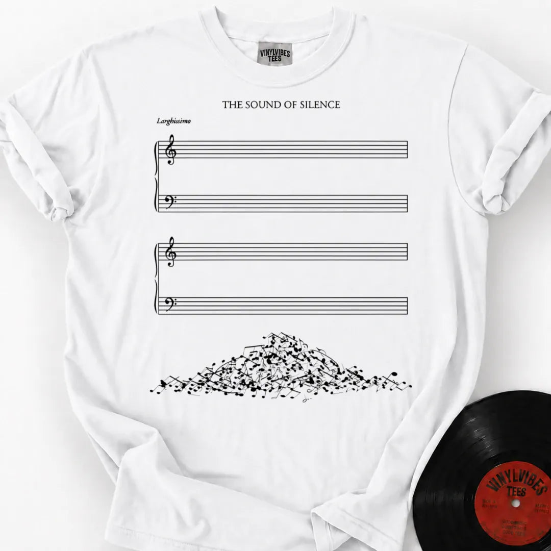 Printify T-Shirt White / S Sound Of Silence Premium T-Shirt