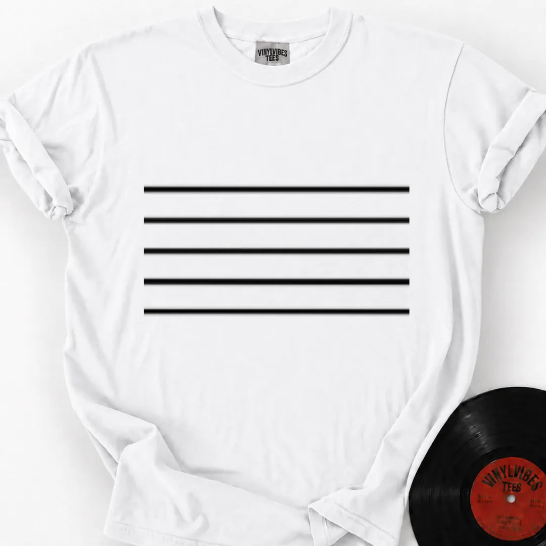 Printify T-Shirt White / S Sound Of Silence T-Shirt