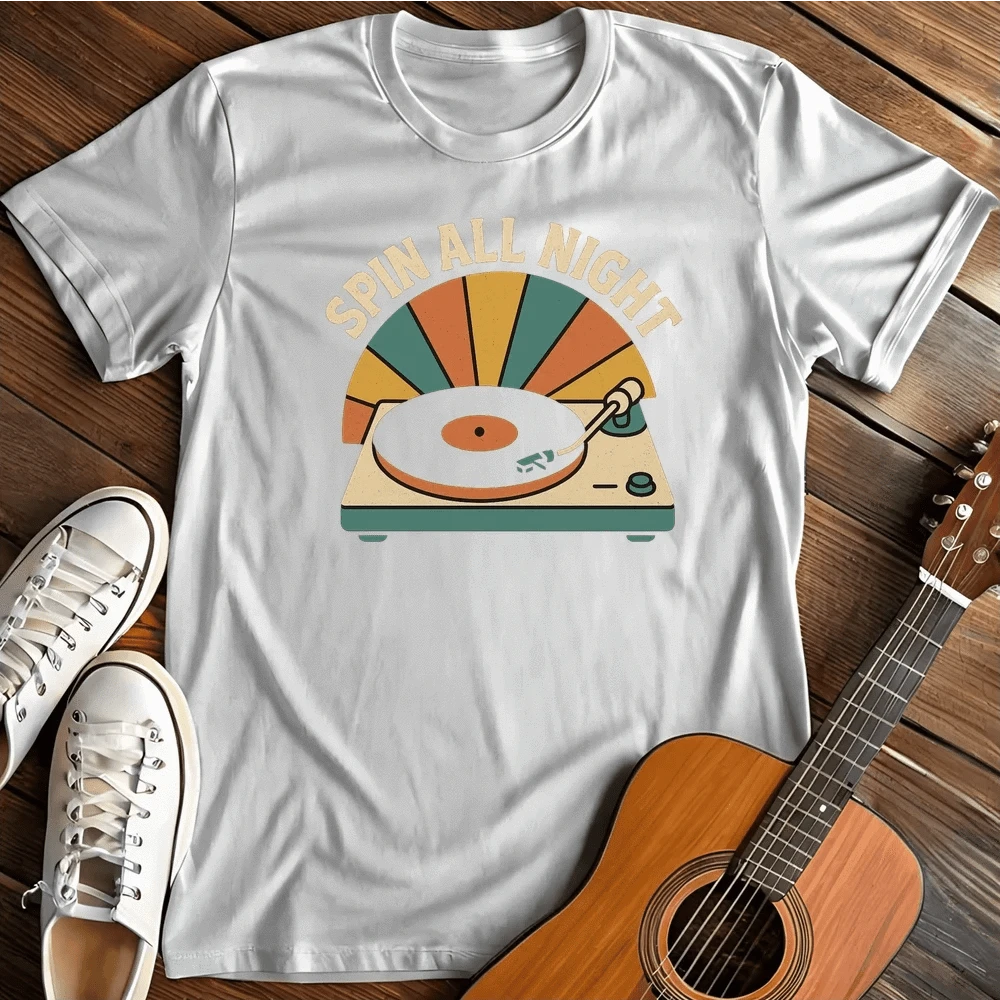 Printify T-Shirt White / S Spin T Shirt