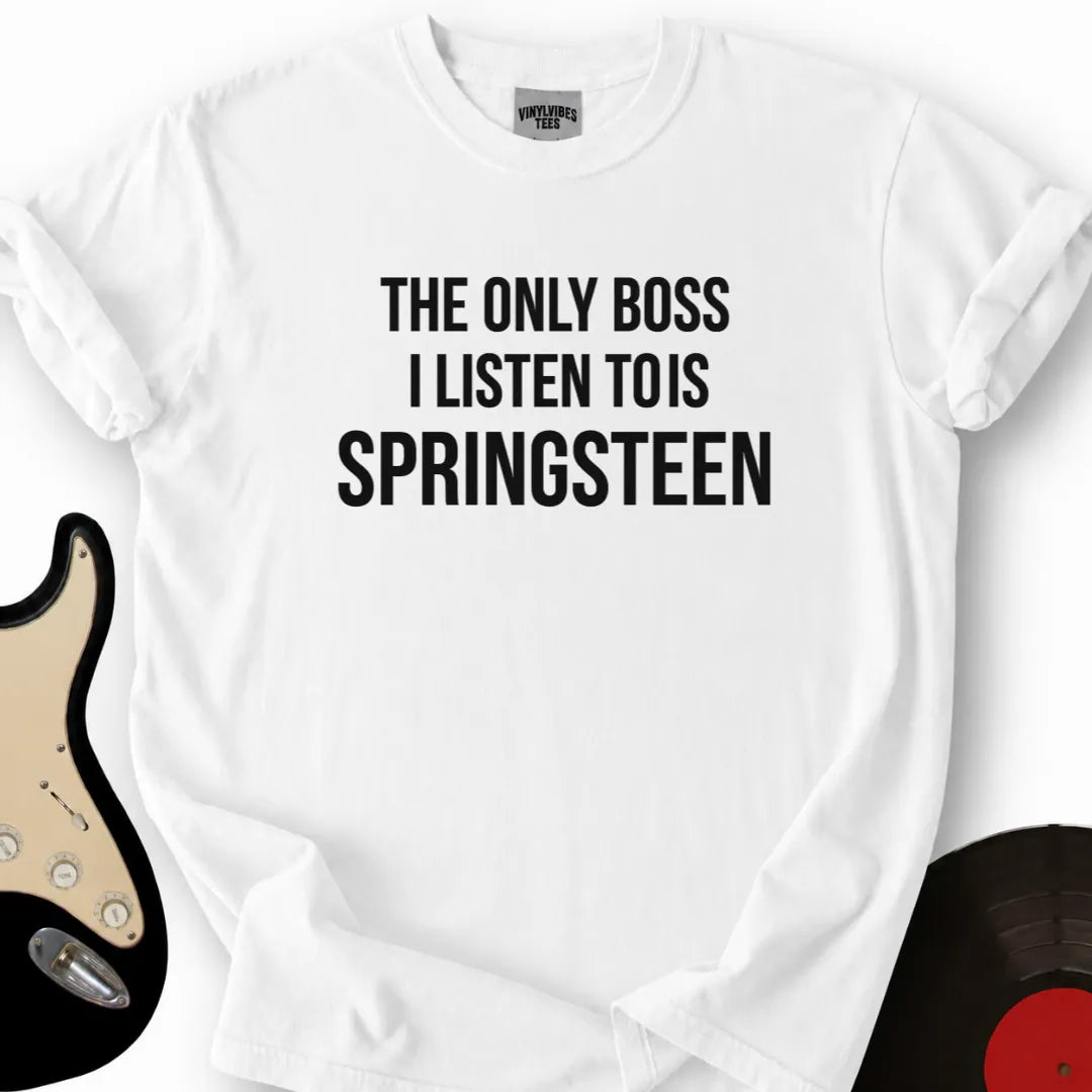 Printify T-Shirt White / S Springsteen T-Shirt