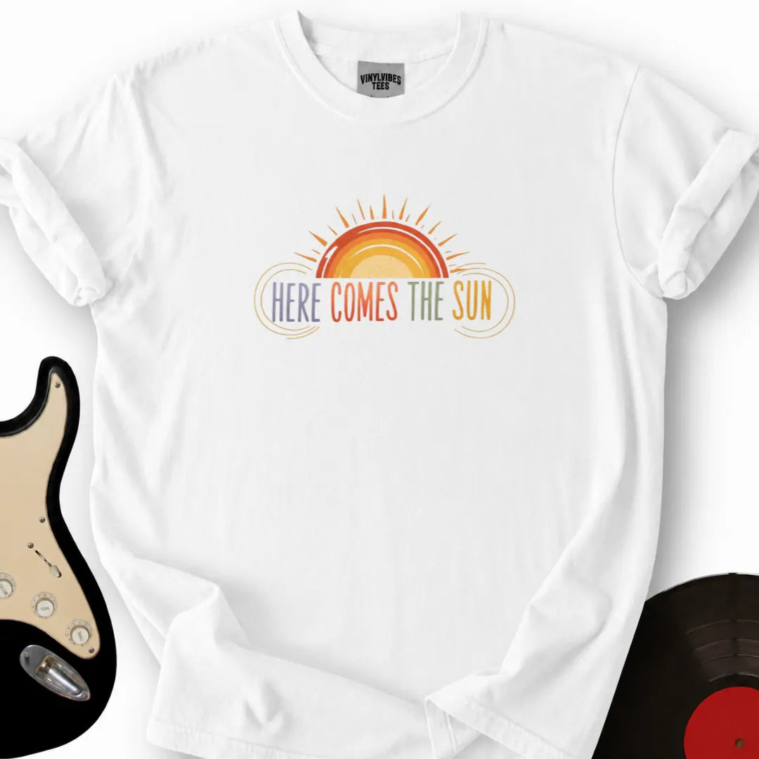 Printify T-Shirt White / S Sun T-Shirt
