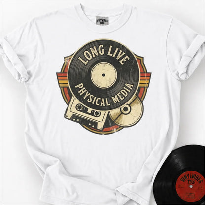 Printify T-Shirt White / S The Analog Trinity Premium T-Shirt
