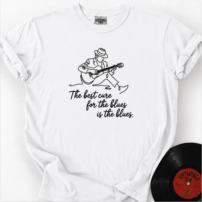 Printify T-Shirt White / S The Blues Cure Premium T-Shirt