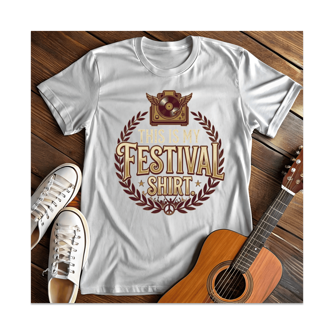Printify T-Shirt White / S This Is My Festival Shirt T-Shirt