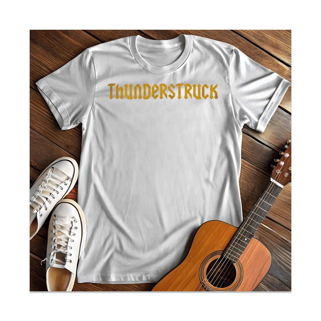 Printify T-Shirt White / S Thunderstruck T-Shirt