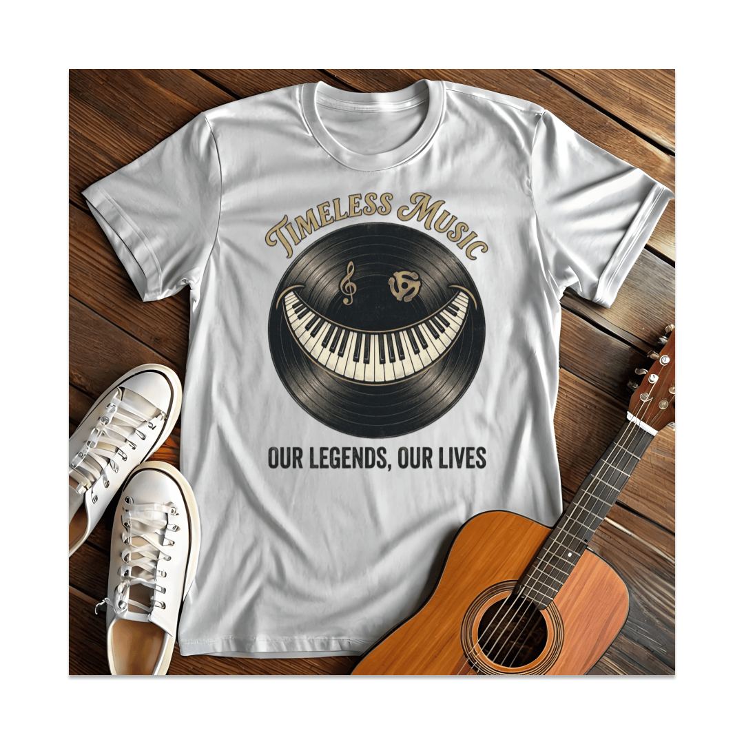 Printify T-Shirt White / S Timeless Music T-Shirt