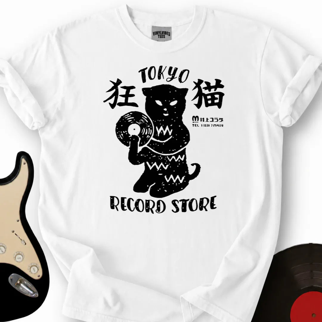 Printify T-Shirt White / S Tokyo Record Store T-Shirt
